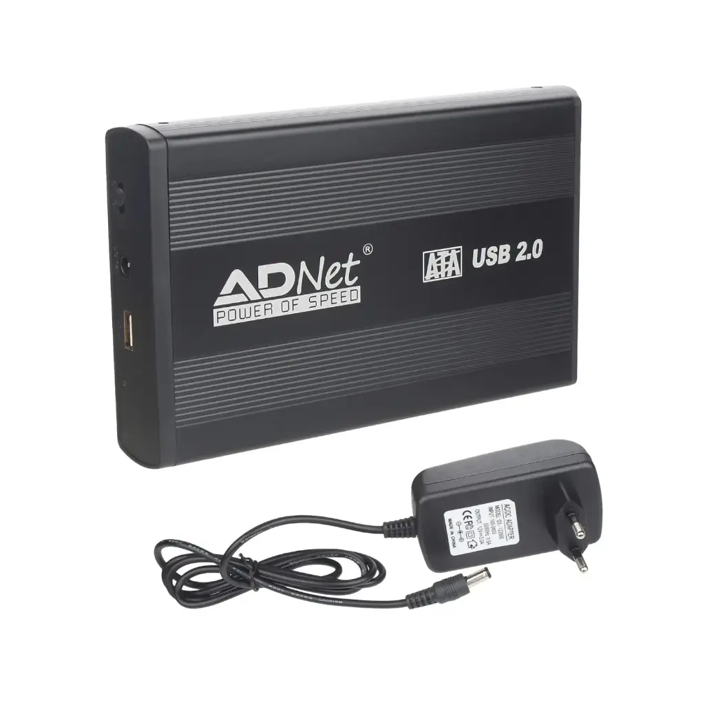 Hard Disk Case Adnet AD-992 2 in 1 USB 2.0 