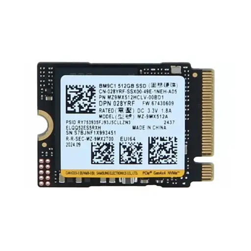 [HD DELL MZ9MX512HCLV] Hard Drive DELL MZ9MX512-512GB NVMe PCIE M.2 2230 SSD